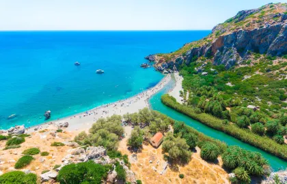 Palmenstrand von Preveli